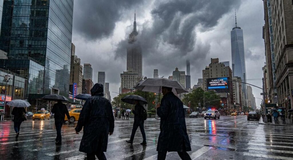 NYC Faces Fierce Storm: Will Flood Guards Hold?