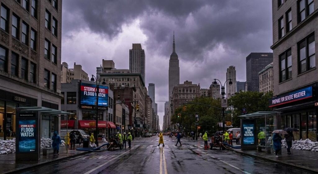NYC Braces for Fierce Storm: Flooding Threat Looms